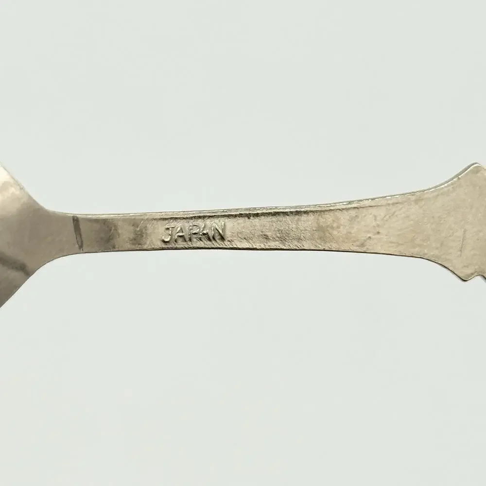 Utah Enamel Silver Japan Vintage Souvenir Spoon 3.5